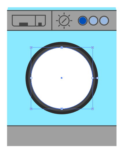 Tutorial Cara Menggambar Ikon Vektor Mesin Cuci dengan Adobe Illustrator-24